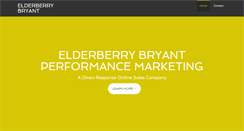 Desktop Screenshot of elderberrybryant.com