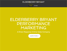 Tablet Screenshot of elderberrybryant.com